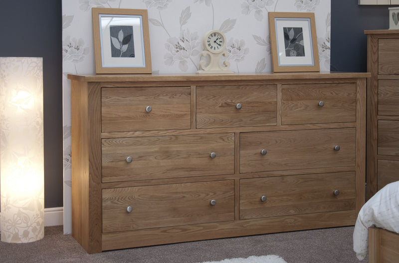 Torino 7 Drawer Wide Chest Of Drawers