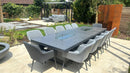 Oasis Double Fire Pit Dining Set