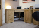 Torino Oak Corner Desk